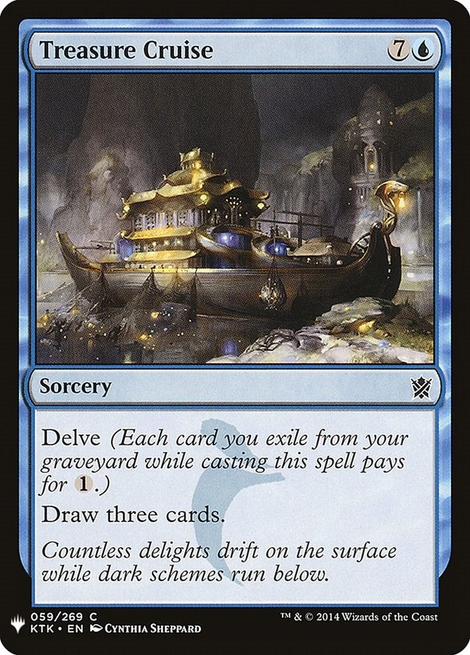 Image for Treasure Cruise (59) (LIST) - Magic: The Gathering
