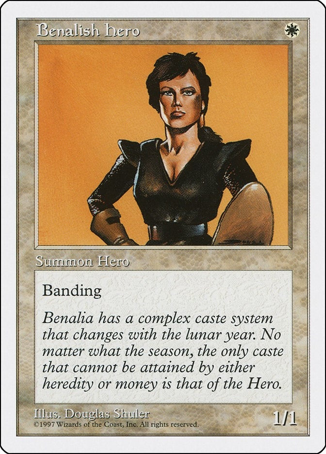 Image for Benalish Hero - Magic: The Gathering