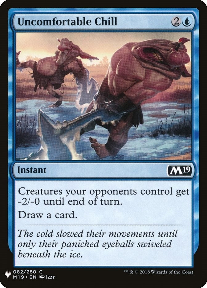 Image for Uncomfortable Chill (82) (LIST) - Magic: The Gathering