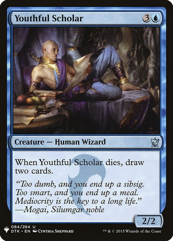 Image for Youthful Scholar (84) (LIST) - Magic: The Gathering