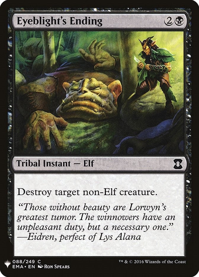 Image for Eyeblight's Ending (88) (LIST) - Magic: The Gathering