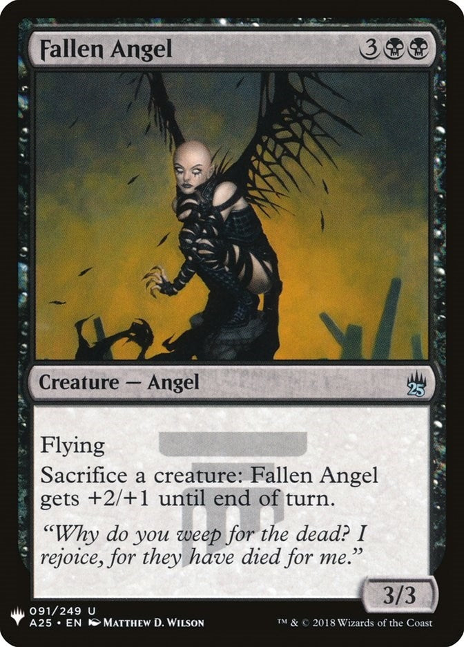 Image for Fallen Angel (91) - Magic: The Gathering