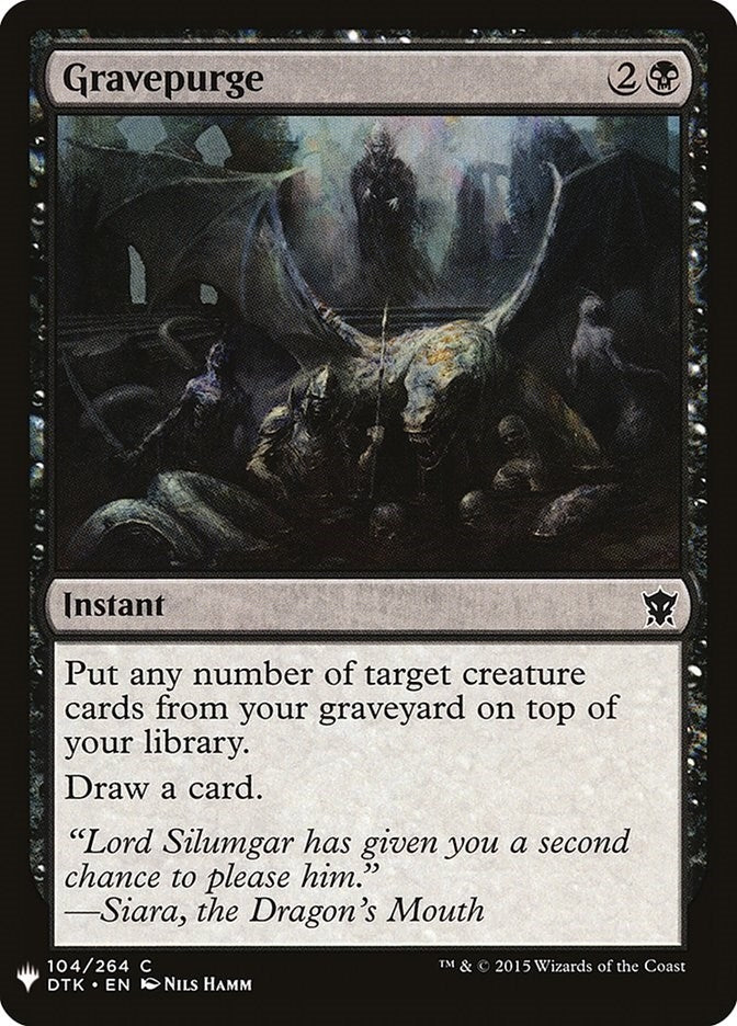 Image for Gravepurge (104) - Magic: The Gathering