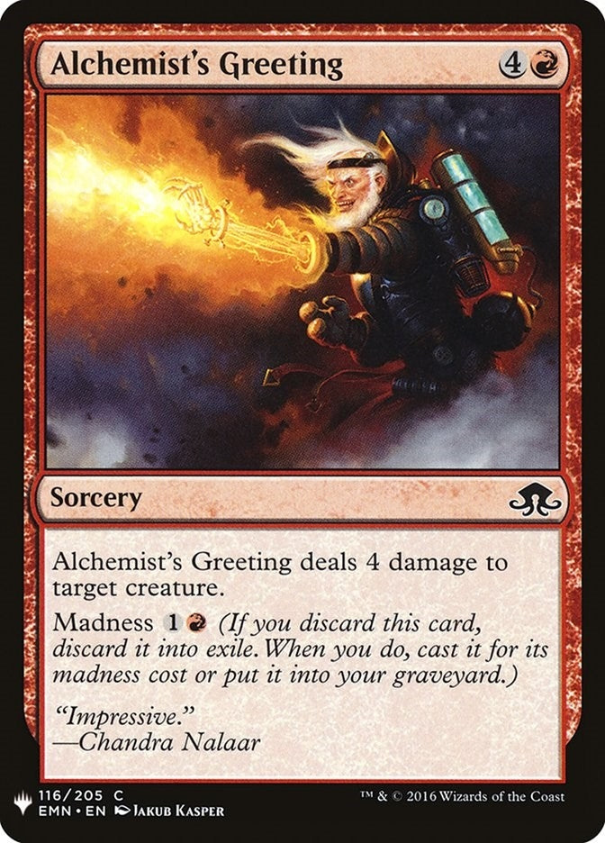 Image for Alchemist's Greeting (116) (LIST) - Magic: The Gathering