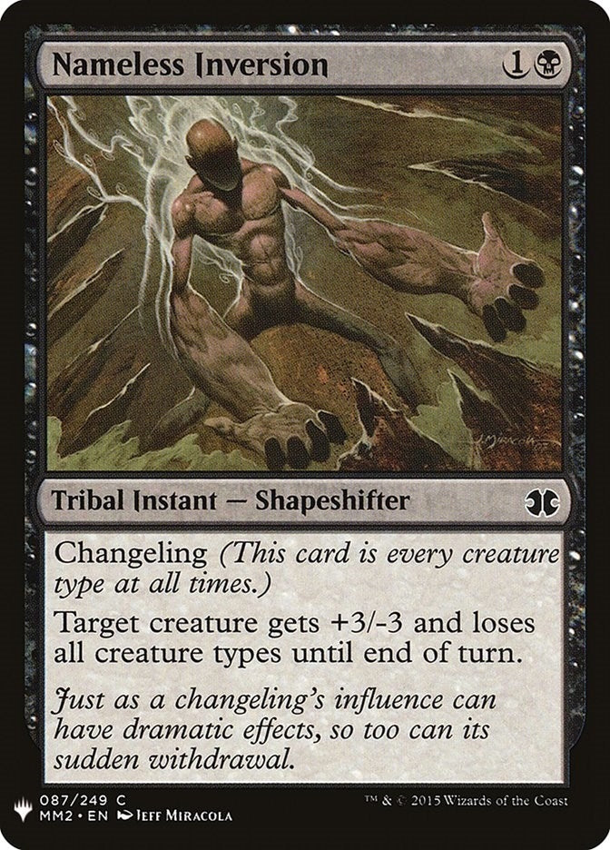 Image for Nameless Inversion (87) (LIST) - Magic: The Gathering