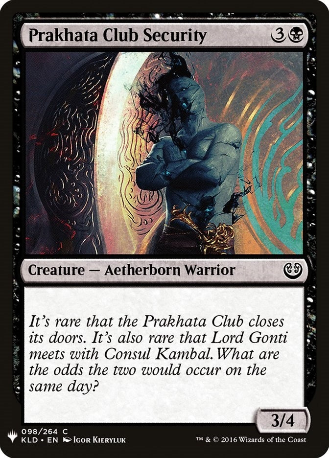 Image for Prakhata Club Security (98) (LIST) - Magic: The Gathering