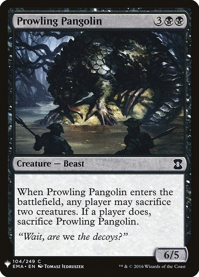 Image for Prowling Pangolin (104) (LIST) - Magic: The Gathering