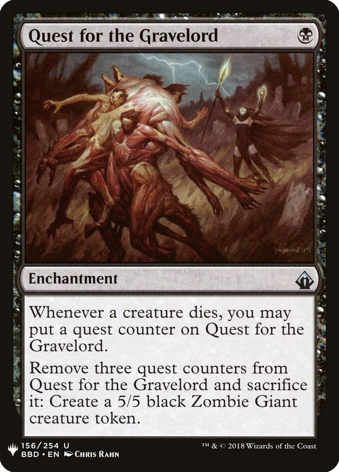 Image for Quest for the Gravelord (156) (LIST) - Magic: The Gathering