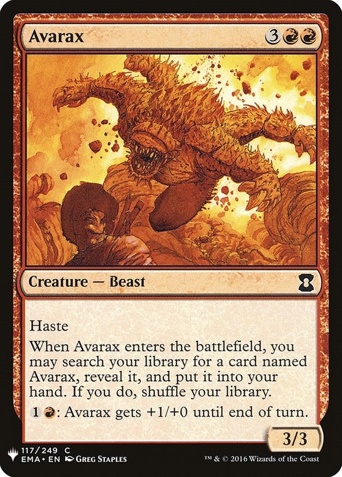 Image for Avarax (117) (LIST) - Magic: The Gathering