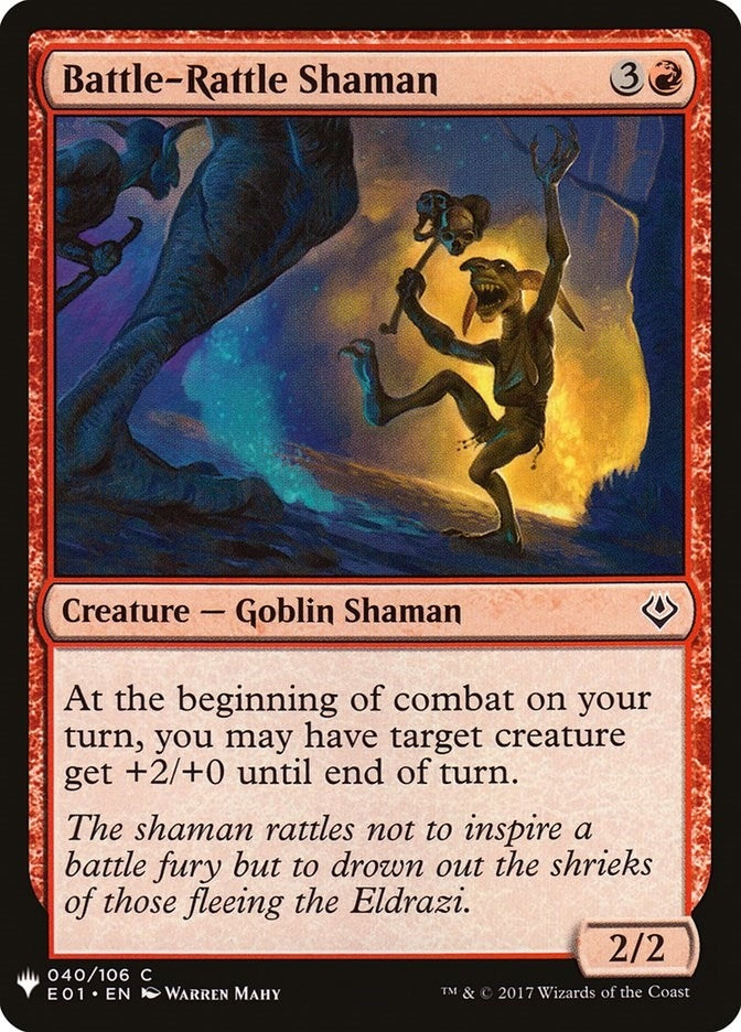 Image for Battle-Rattle Shaman (40) (LIST) - Magic: The Gathering
