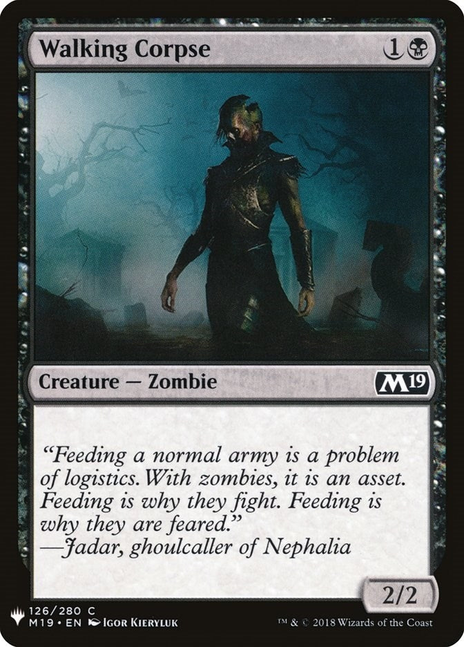 Image for Walking Corpse (126) (LIST) - Magic: The Gathering