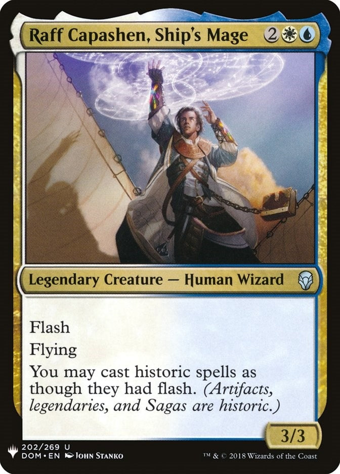 Image for Raff Capashen, Ship's Mage (202) (LIST) - Magic: The Gathering