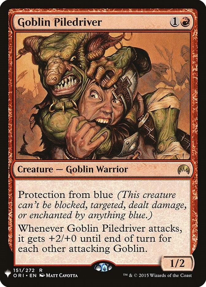Image for Goblin Piledriver (151) - Magic: The Gathering