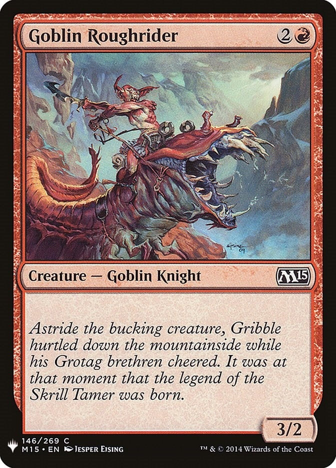 Image for Goblin Roughrider (146) (LIST) - Magic: The Gathering