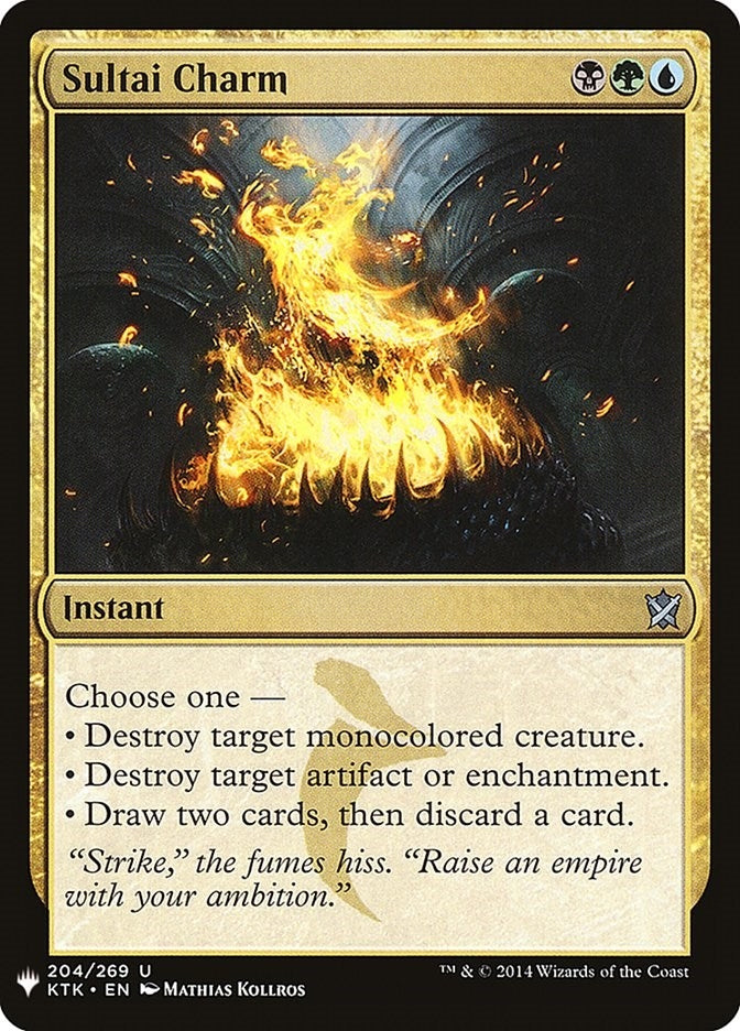 Image for Sultai Charm (204) - Magic: The Gathering