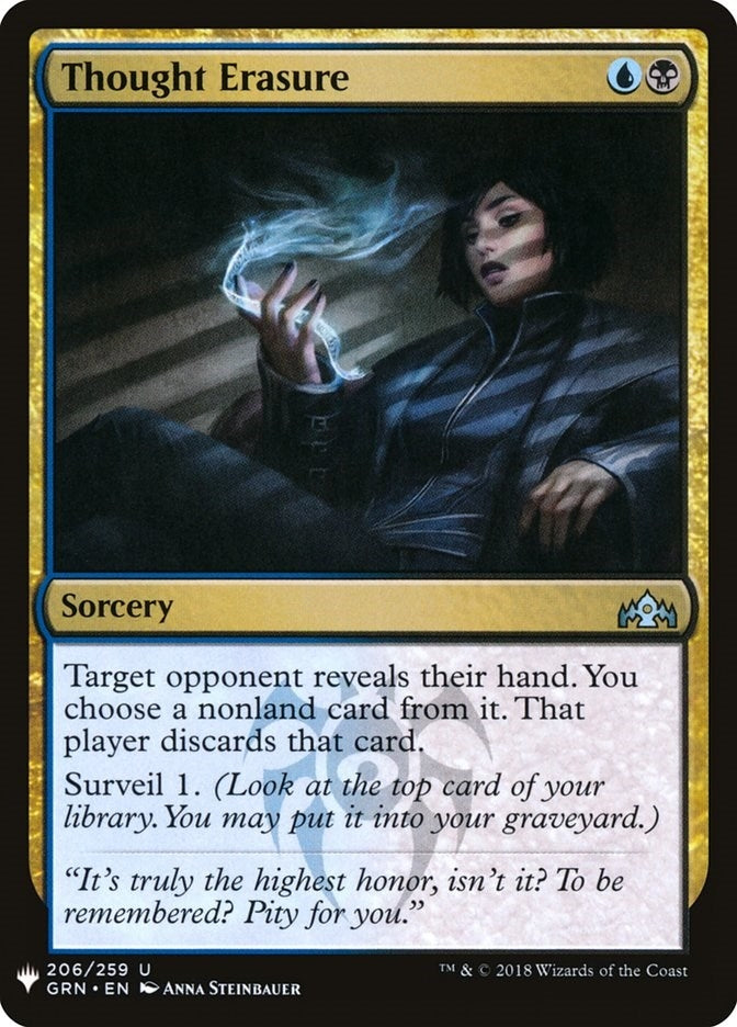 Image for Thought Erasure (206) - Magic: The Gathering