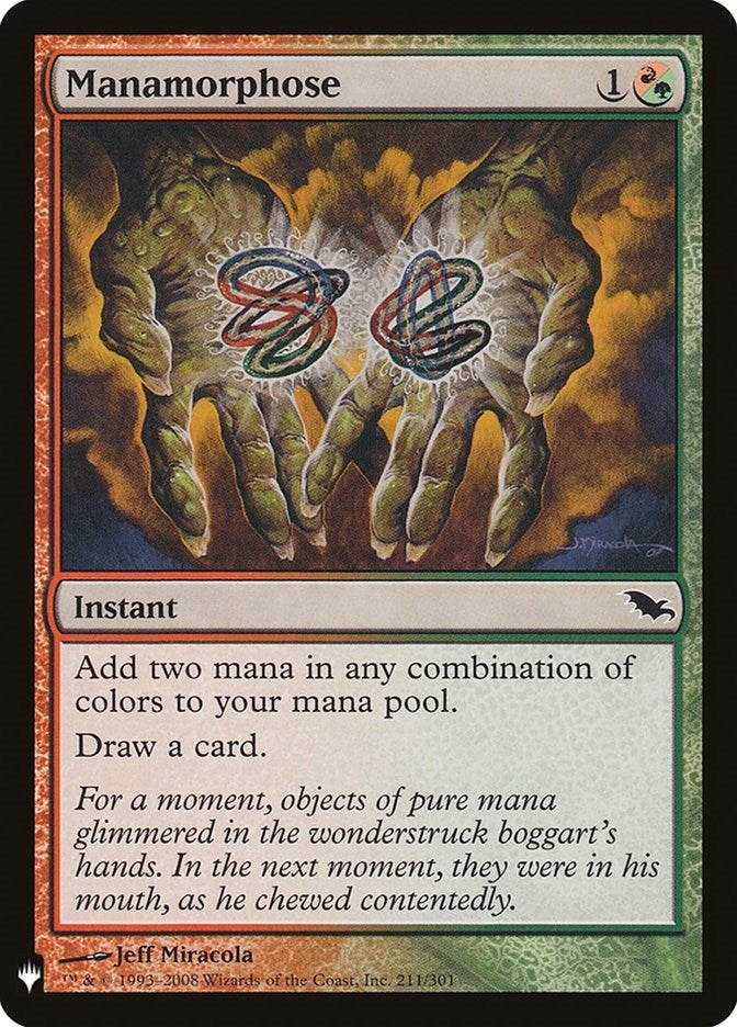 Image for Manamorphose (211) (LIST) - Magic: The Gathering