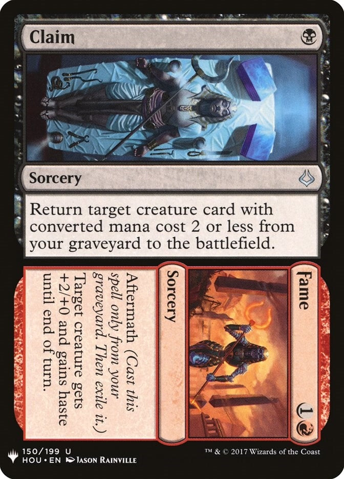 Image for Claim // Fame (150) (LIST) - Magic: The Gathering