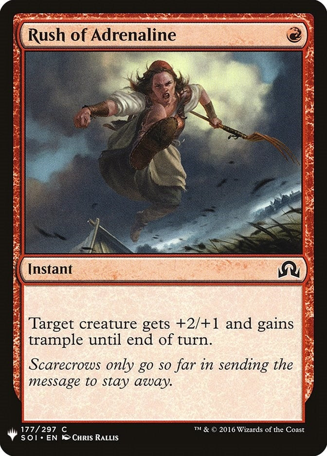 Image for Rush of Adrenaline (177) - Magic: The Gathering