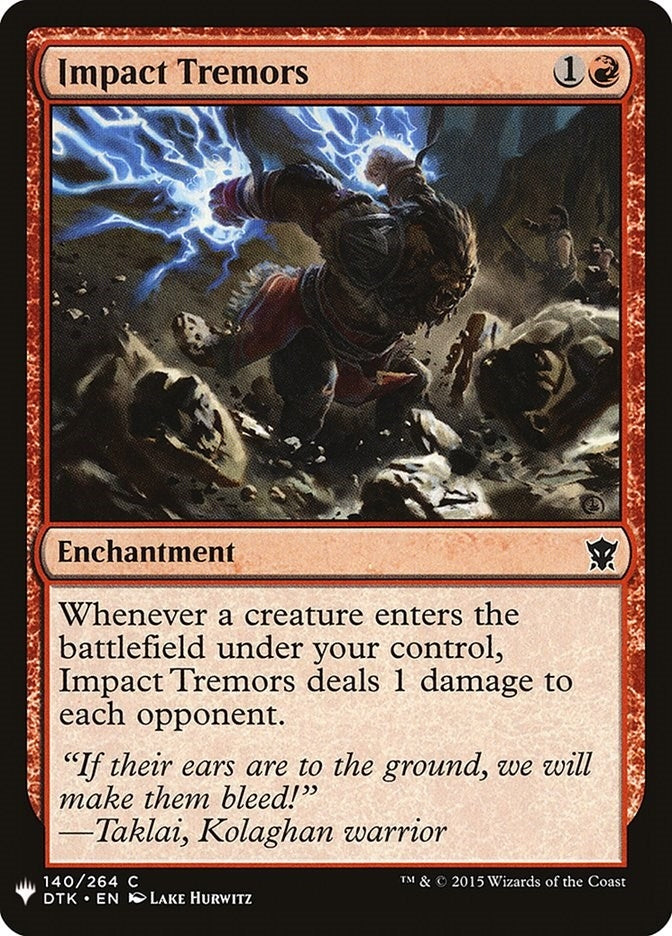 Image for Impact Tremors (140) - Magic: The Gathering
