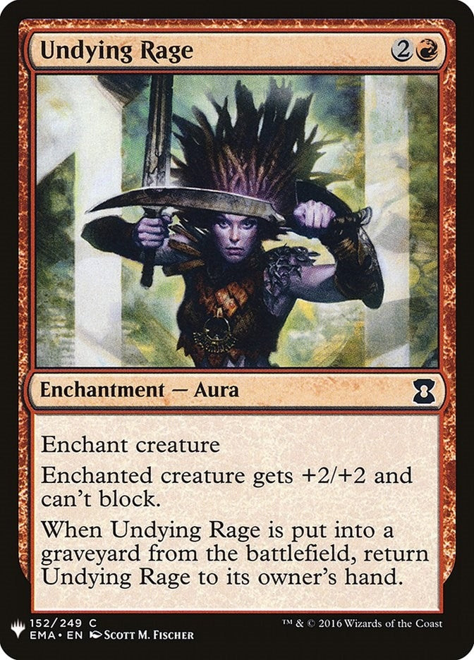 Image for Undying Rage (152) - Magic: The Gathering