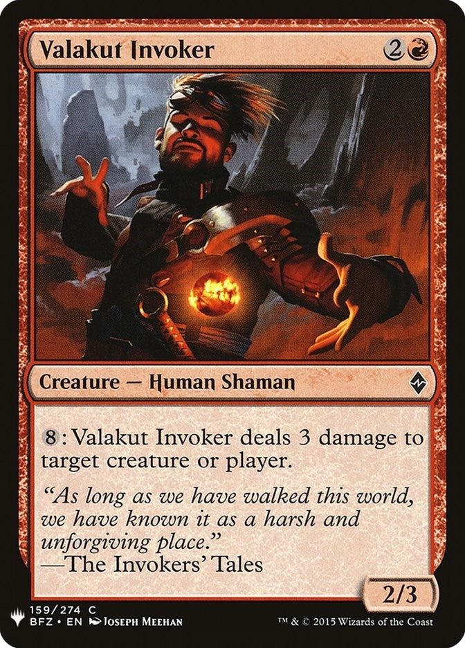 Image for Valakut Invoker (159) - Magic: The Gathering