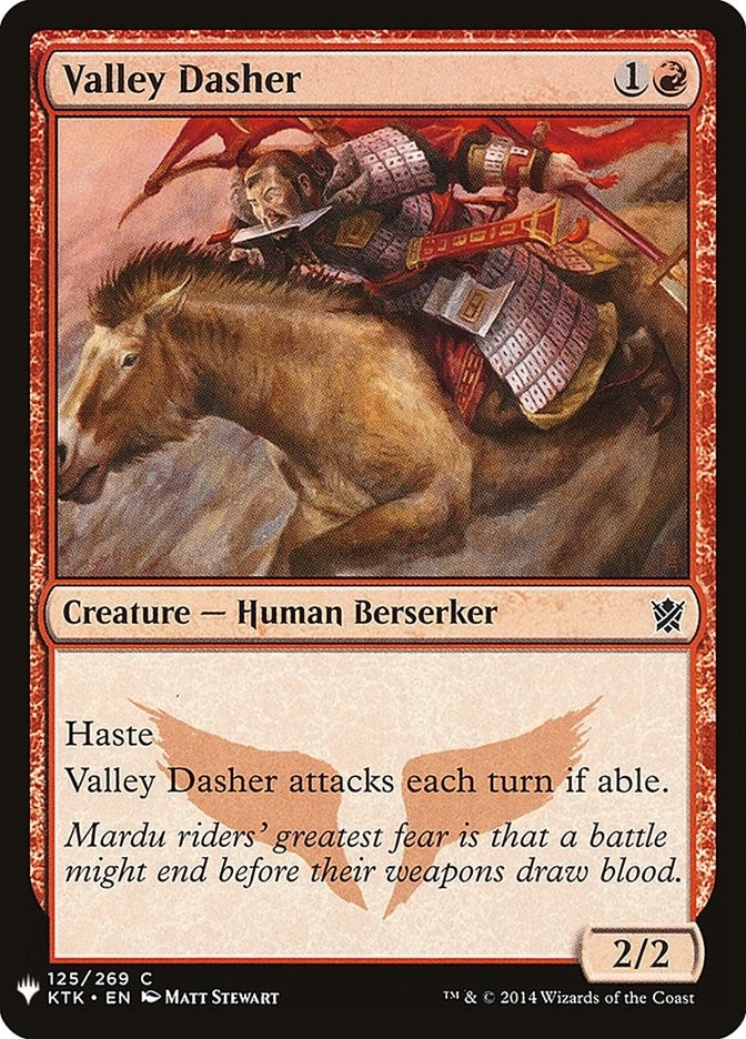 Image for Valley Dasher (125) (LIST) - Magic: The Gathering