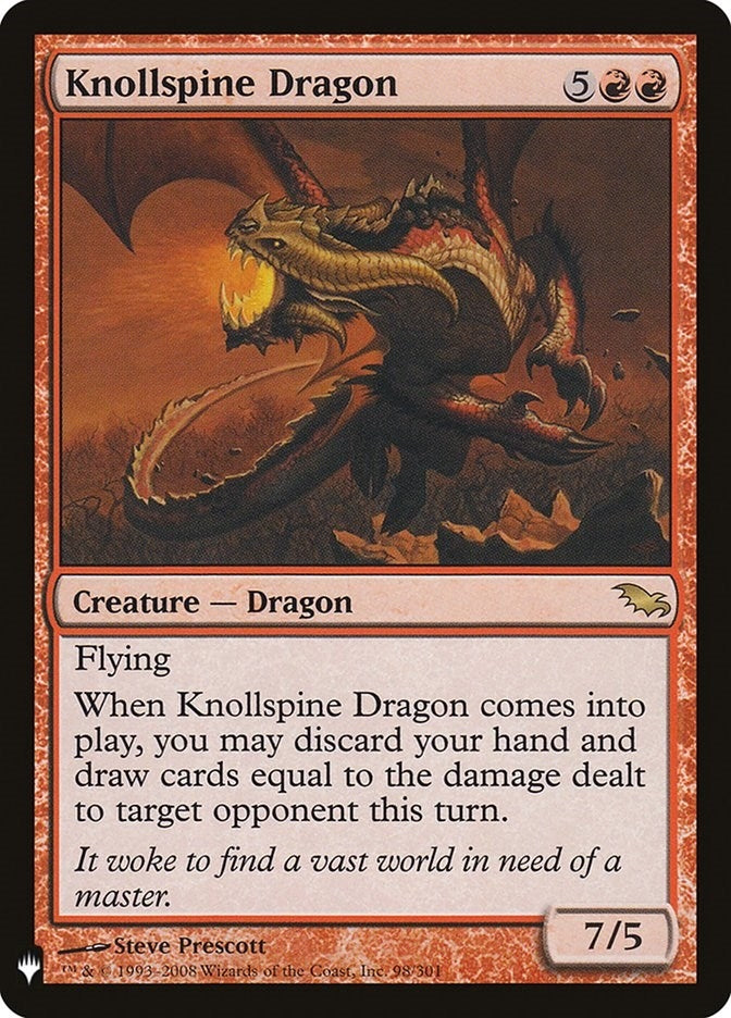 Image for Knollspine Dragon (98/301) - Magic: The Gathering