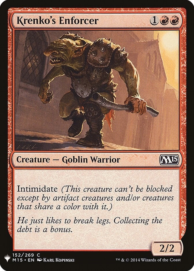 Image for Krenko's Enforcer (152) (LIST) - Magic: The Gathering