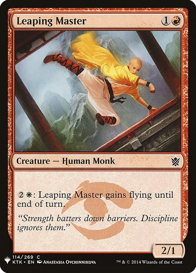 Image for Leaping Master (114) - Magic: The Gathering