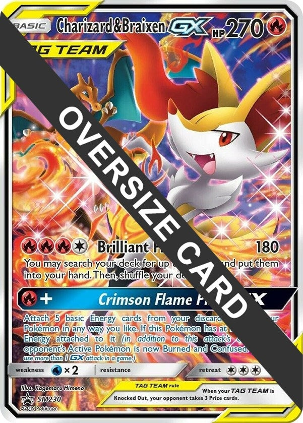 Image for Charizard & Braixen GX - SM230 (SM Black Star Promo) (SM230) (PR) - Pokemon