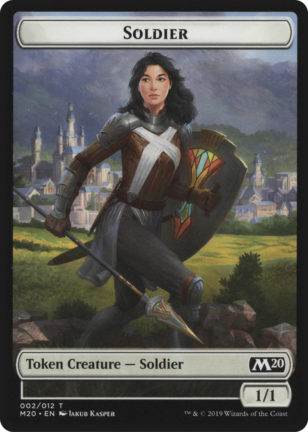Image for Soldier // Zombie Double-Sided Token (2 // 6) (GN2) - Magic: The Gathering