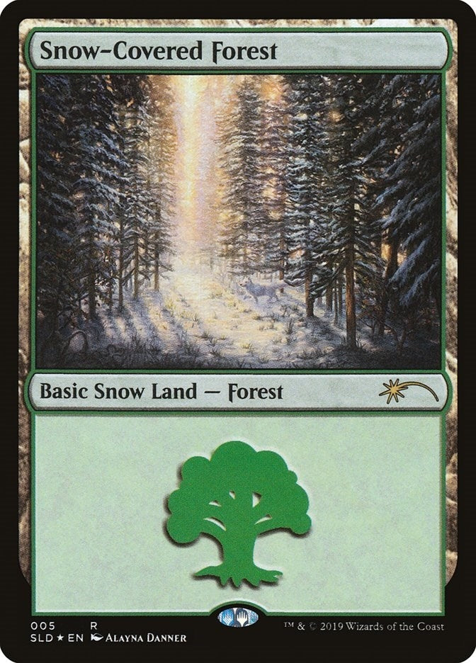 Image for Snow-Covered Forest (5) (5) - Magic: The Gathering