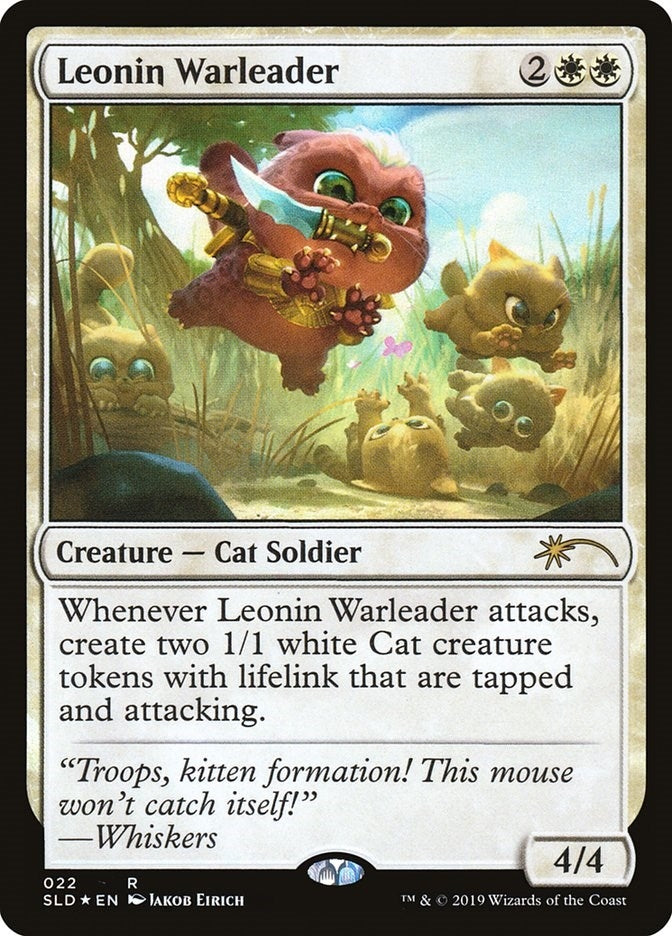 Image for Leonin Warleader (22) - Magic: The Gathering