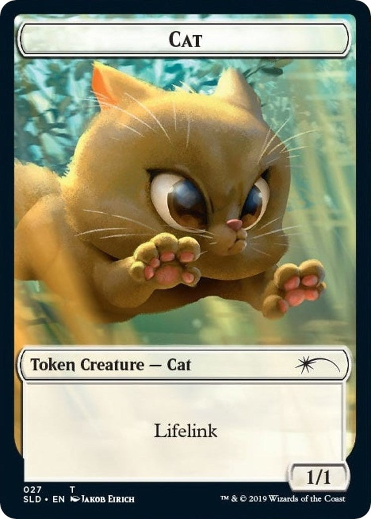 Image for Cat (027) // Cat (028) Double-sided Token (27 // 28) - Magic: The Gathering