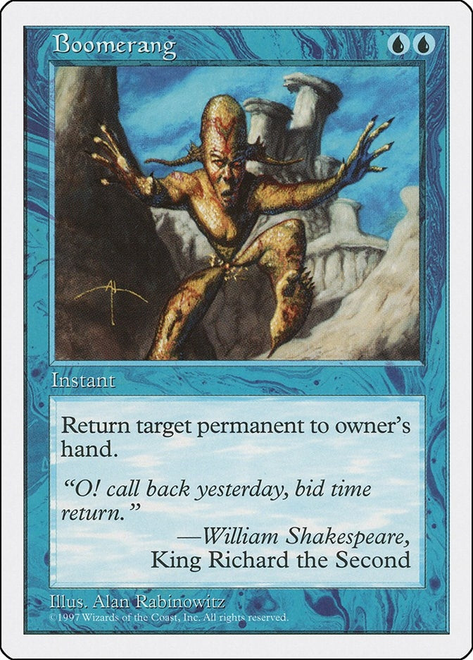Image for Boomerang - Magic: The Gathering