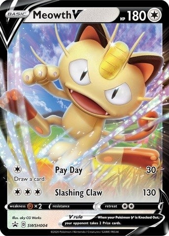 Image for Meowth V - SWSH004 (SWSH004) (SWSD) - Pokemon