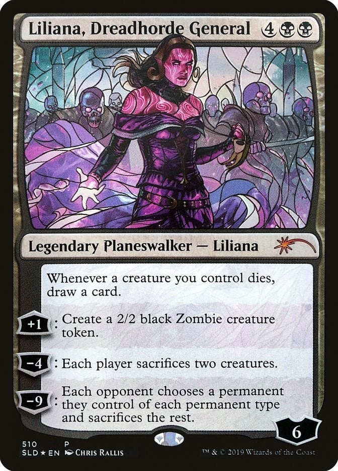 Image for Liliana, Dreadhorde General (Stained Glass) (510) - Magic: The Gathering
