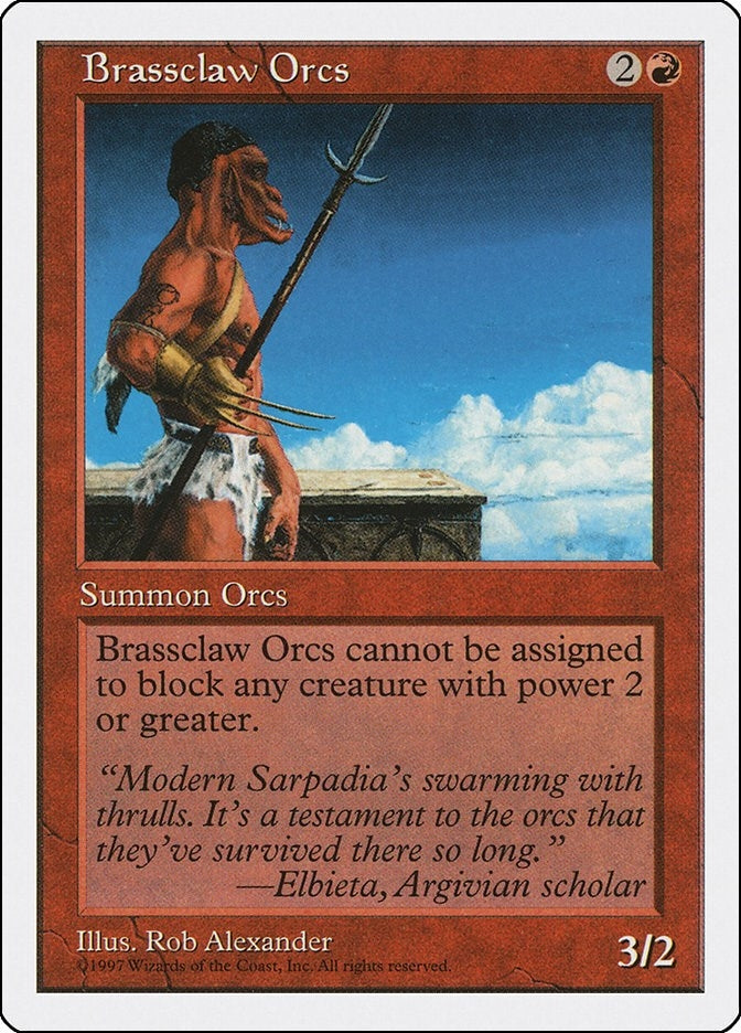 Image for Brassclaw Orcs - Magic: The Gathering