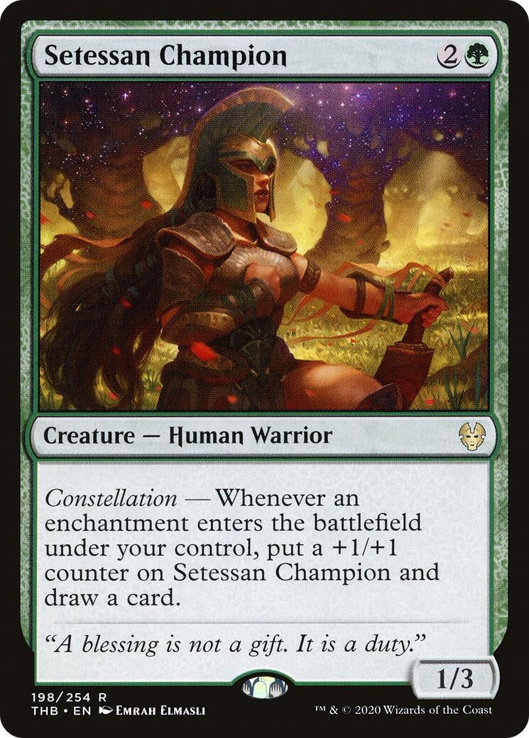Image for Setessan Champion (198) (THB) - Magic: The Gathering