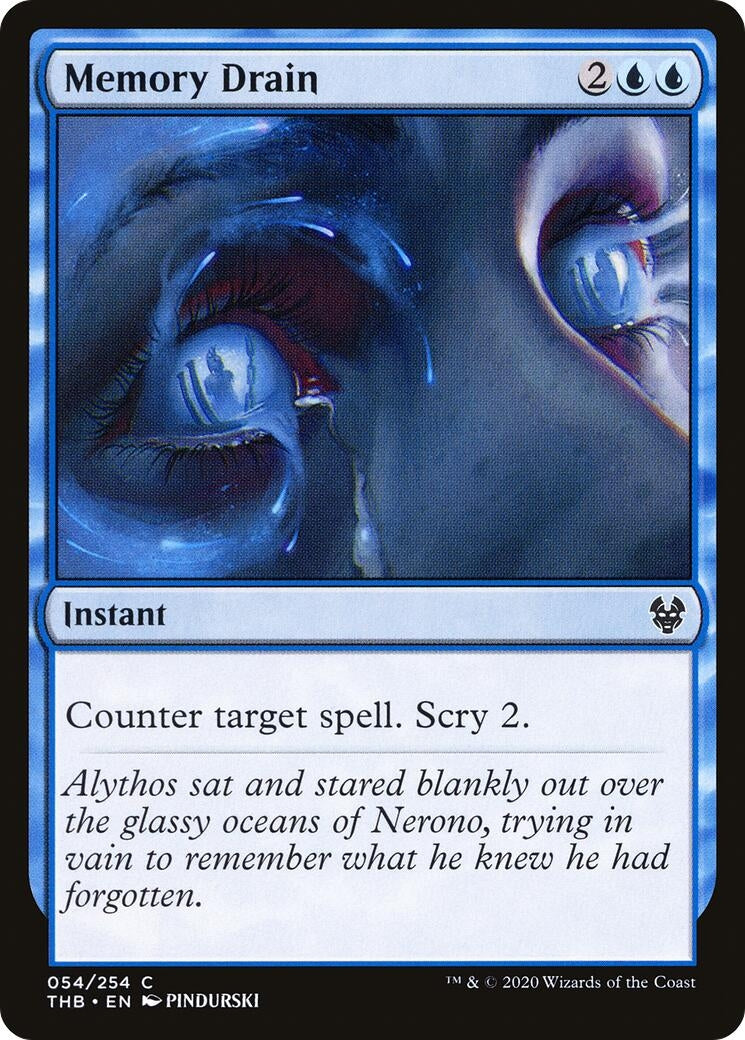 Image for Memory Drain (54) - Magic: The Gathering