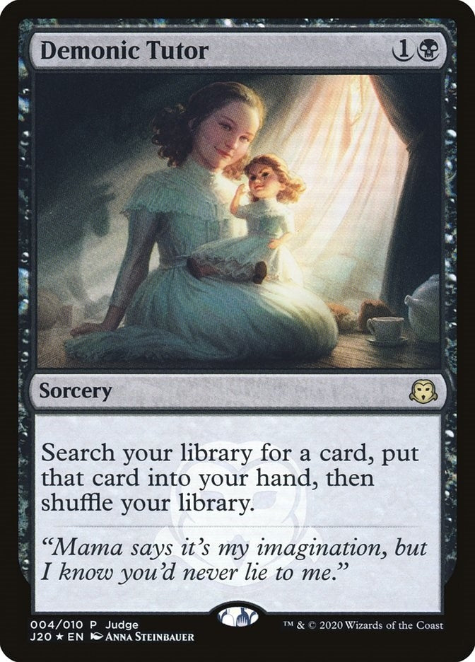 Image for Demonic Tutor (J20) (4) - Magic: The Gathering