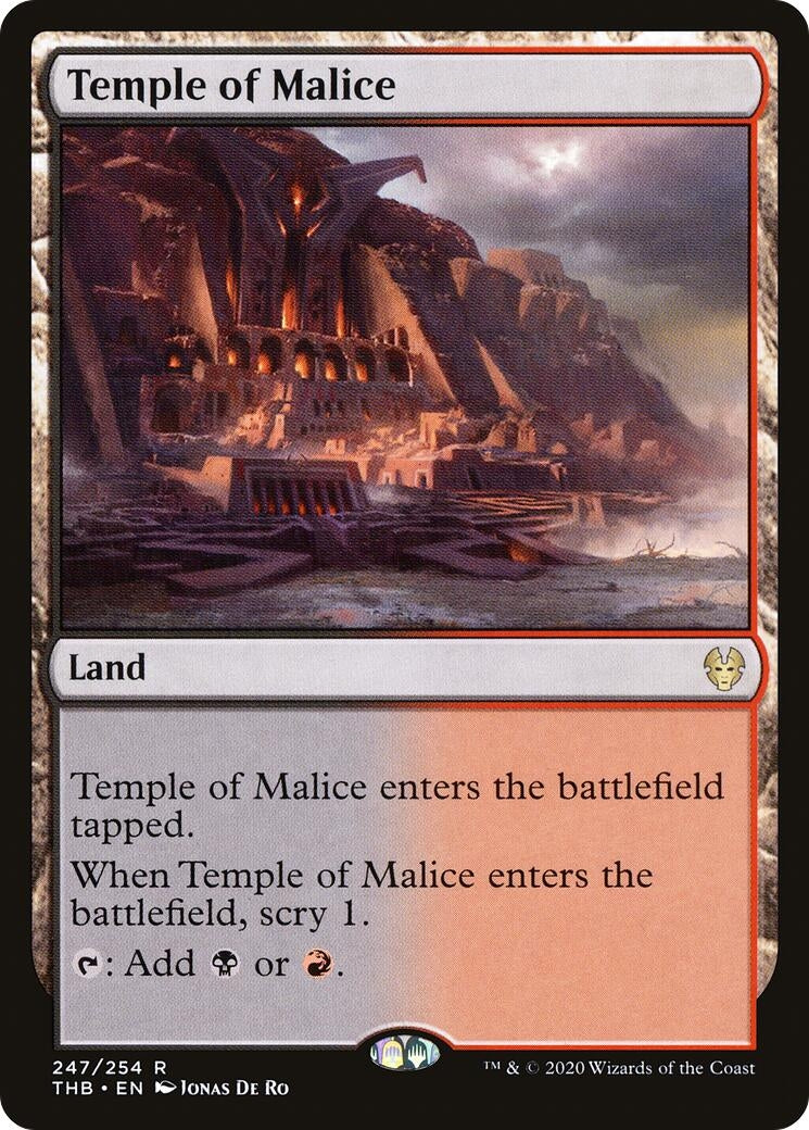 Image for Temple of Malice (247) - Magic: The Gathering