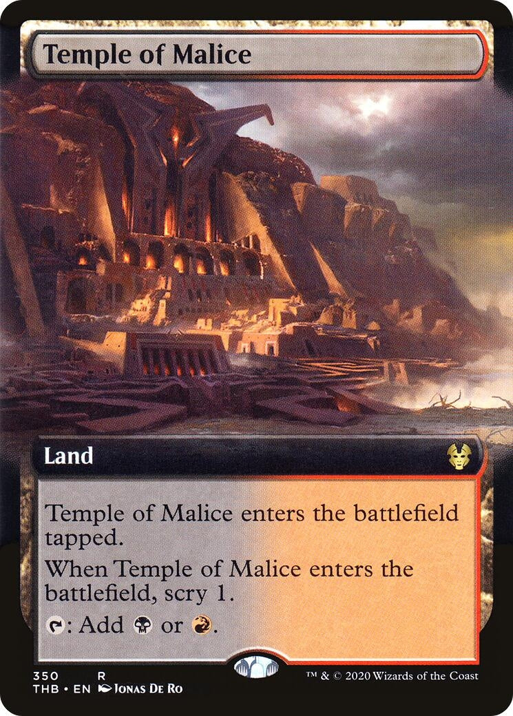 Image for Temple of Malice (Extended Art) (350) - Magic: The Gathering