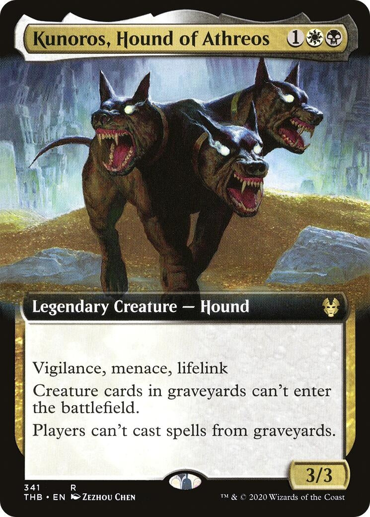 Image for Kunoros, Hound of Athreos (Extended Art) (341) - Magic: The Gathering