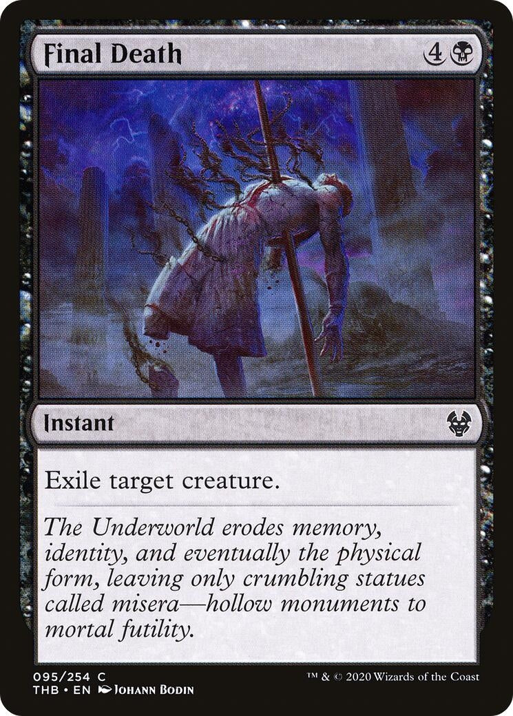 Image for Final Death (95) - Magic: The Gathering
