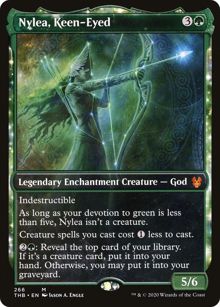 Image for Nylea, Keen-Eyed (Showcase) (266) - Magic: The Gathering