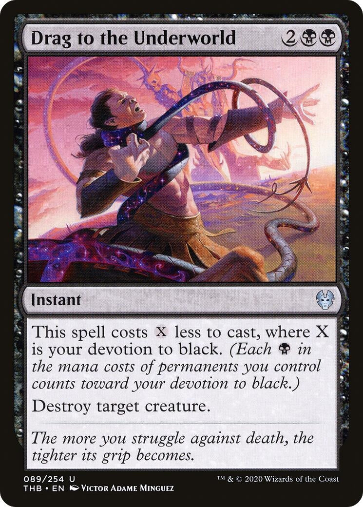 Image for Drag to the Underworld (89) - Magic: The Gathering