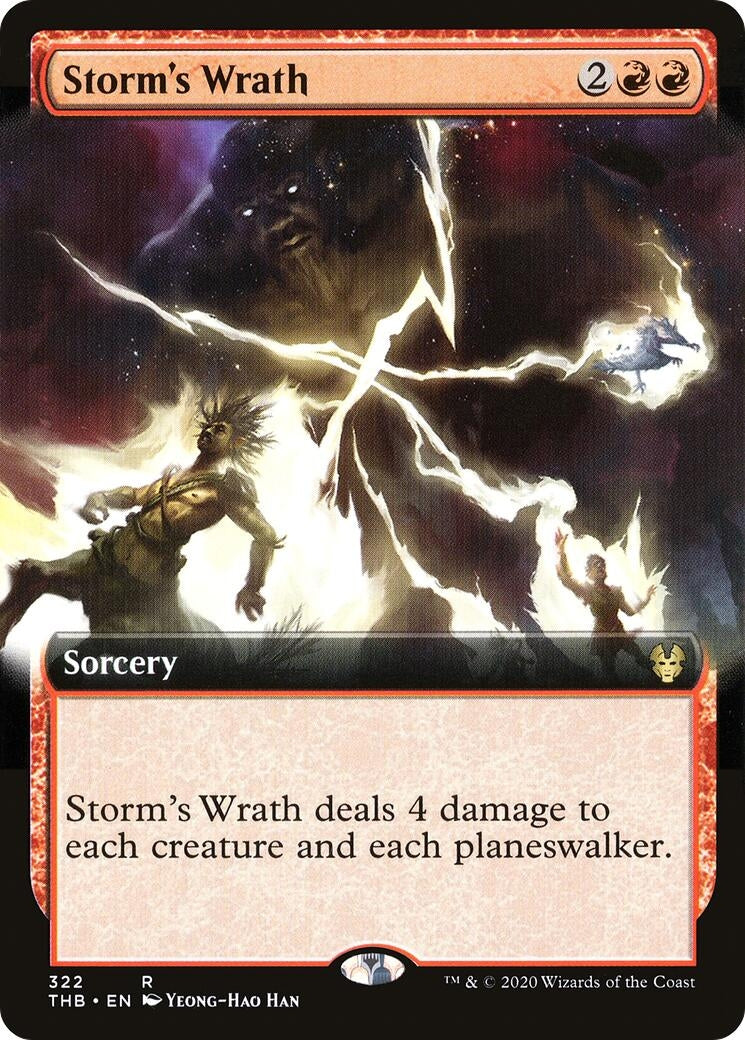 Image for Storm's Wrath (Extended Art) (322) - Magic: The Gathering