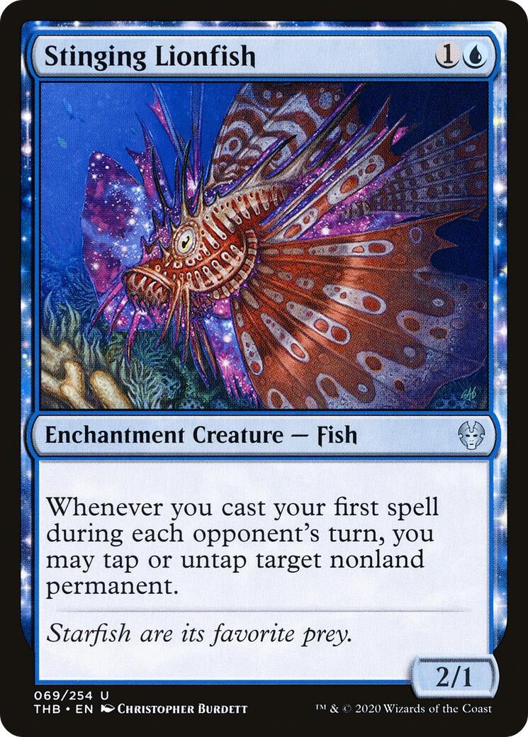 Image for Stinging Lionfish (69) - Magic: The Gathering